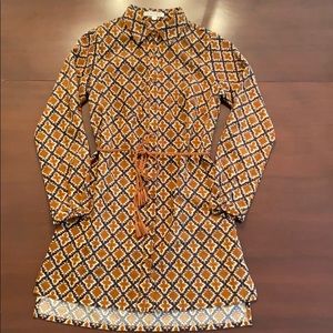 Joy Joy dress/tunic with leather tie belt, XS